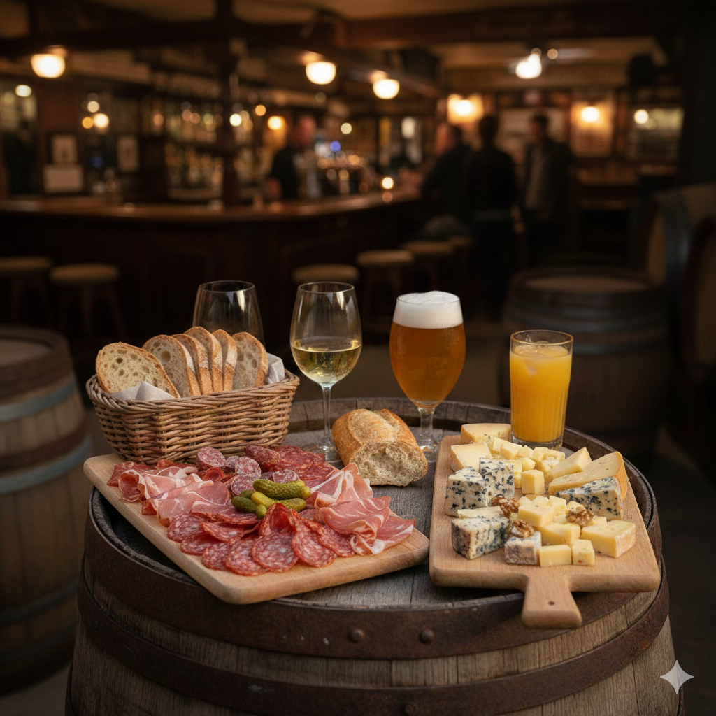 FORMULE  TONNEAU                charcuterie /fromage